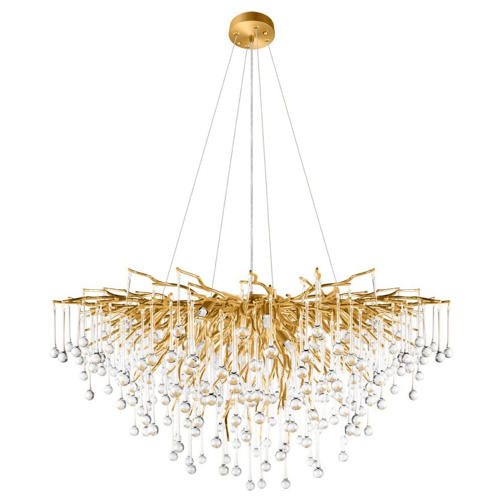 Люстра *100*50 см, 20*G9*5W, Loft It Drops 10377/1000, Золото