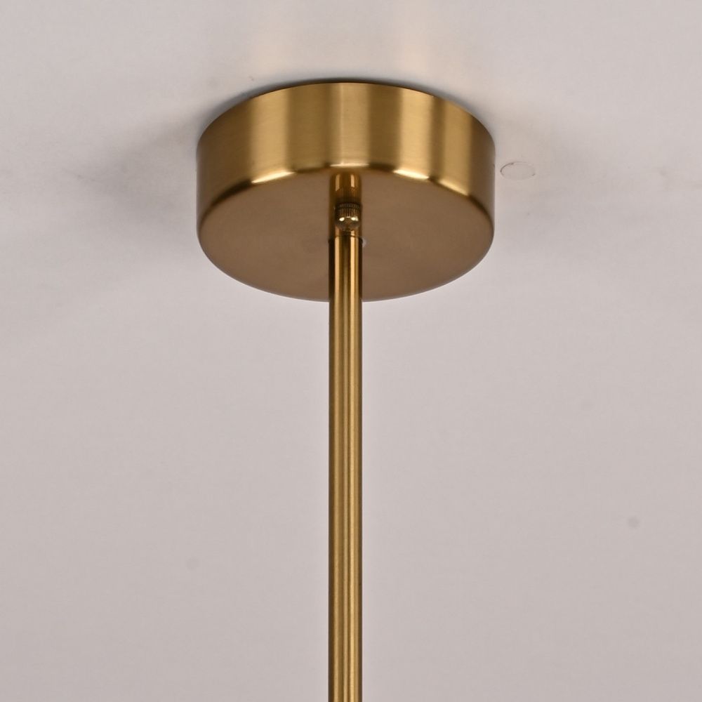Люстра на штанге Nimbus glass D43 43*43*43 см, 6*E14*40W, ImperiumLoft 313265-22, Латунь