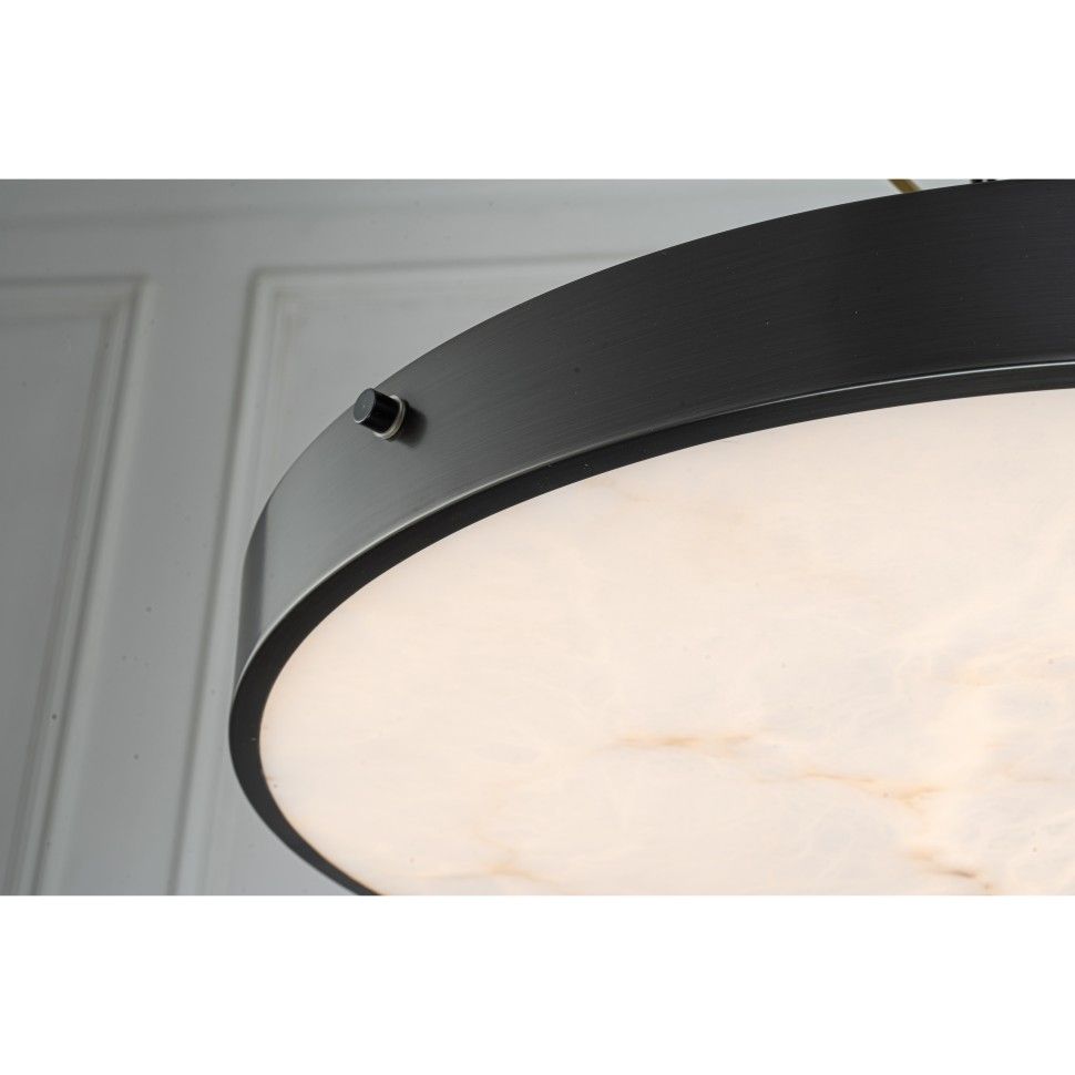 Светильник 50-5 см, 1*LED*54W, 3000K, Belfast Devon 3395-5 BL MB, Черный