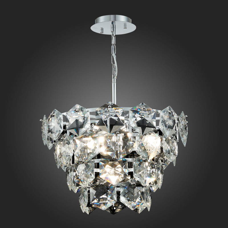 Люстра подвесная 46 см, 240W, ST LUCE VITERBO SL1631.103.06 Хром