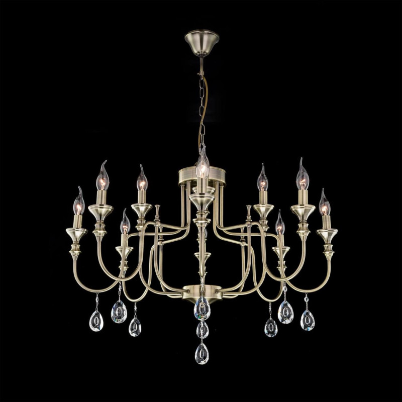 Люстра Citilux CL437223 Рига, диаметр 40 см,  бронза