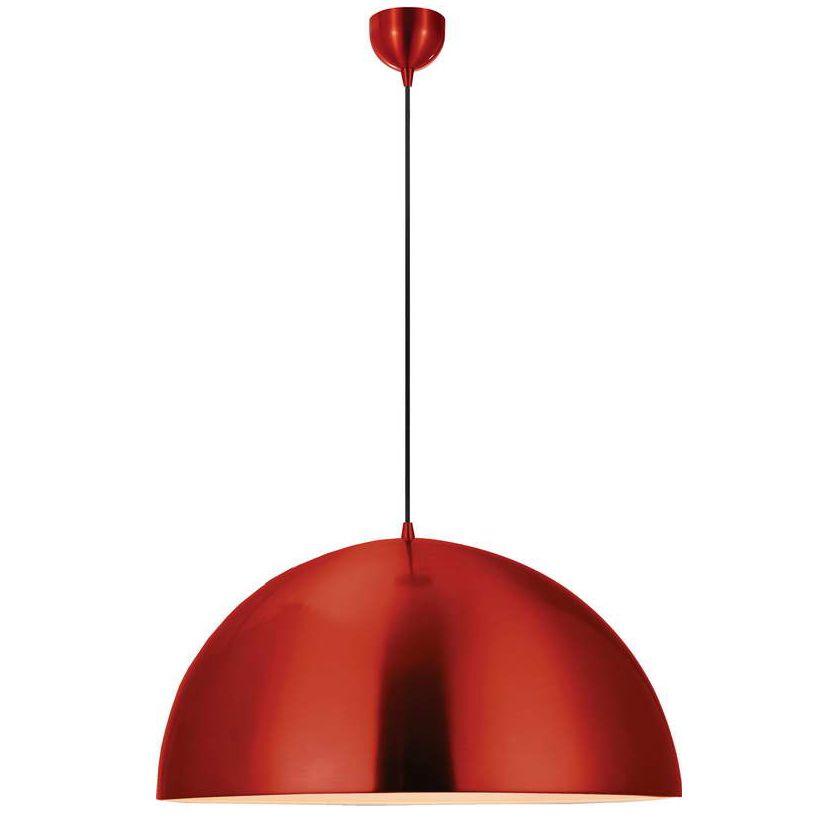 Светильник подвесной Lussole LOFT LSP-9654 красный Е27 диаметр 50 см
