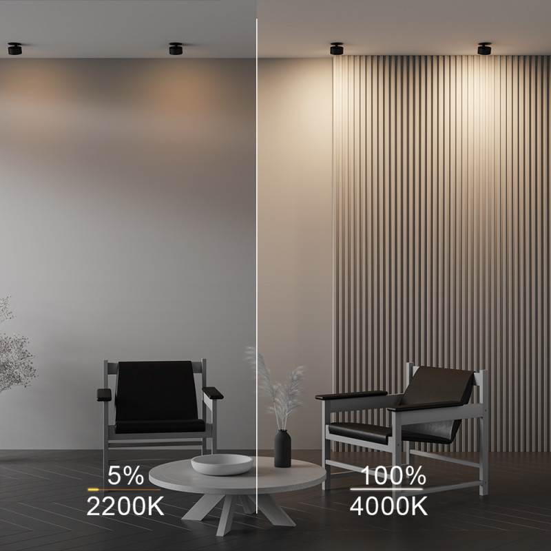 Встраиваемый светильник 8,5*8,5*6,6 см, LED, 12W, Maytoni Technical ONDA DL024-12W-DTW-B черный