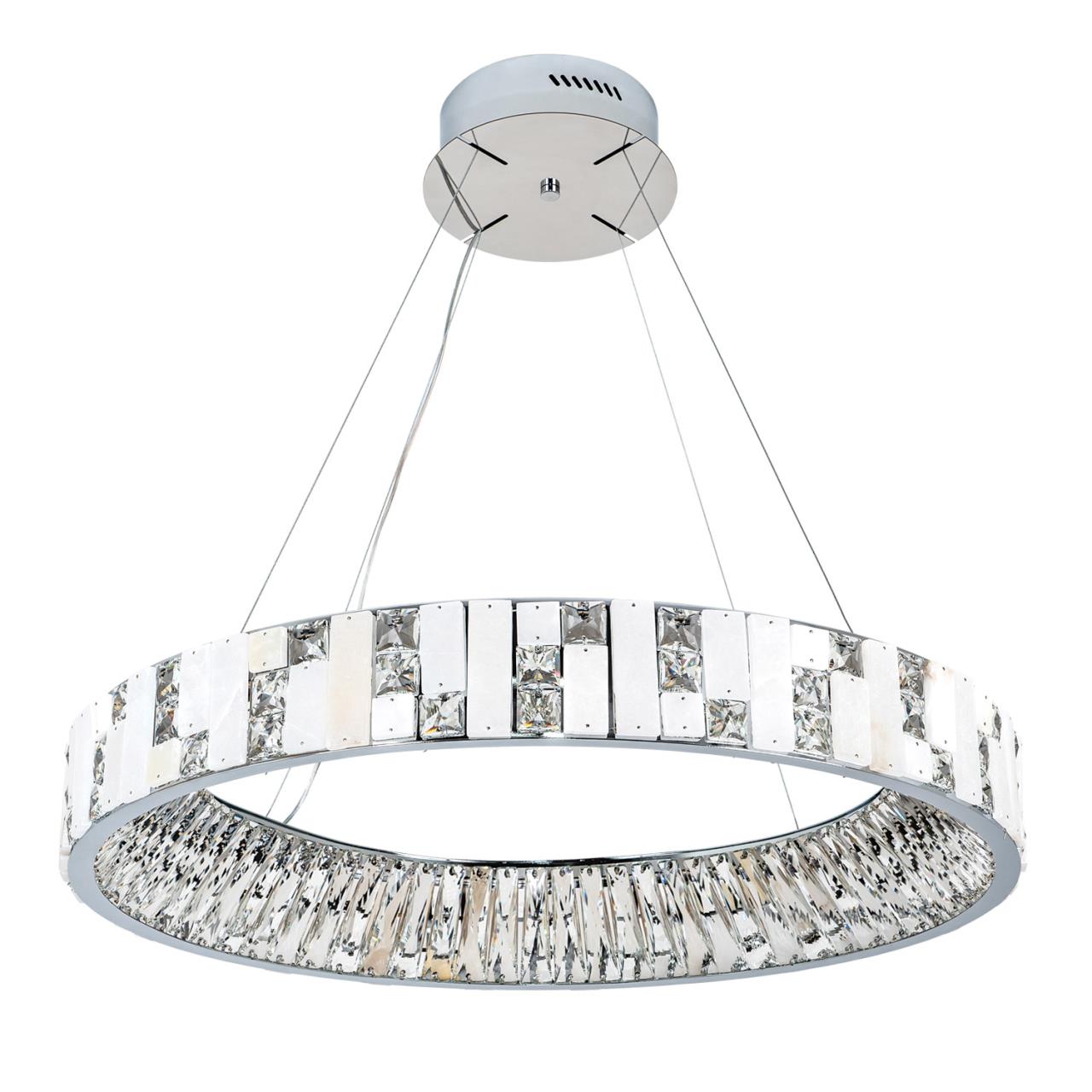Подвесная люстра 80x80x40см, LED, 93Вт, 3000 / 5500K, Modelux ML.6988.800P CR Хром