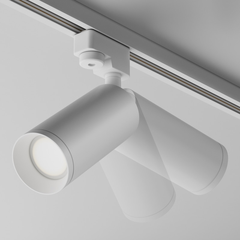 Трековый светильник Maytoni Track TR004-1-GU10-W, белый, GU10, 50W