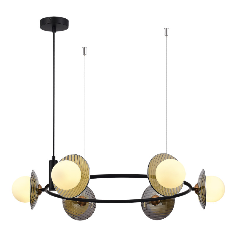 Светильник подвесной NOON 6*G9*5W 4000K ST LUCE SL1521.413.06 черный