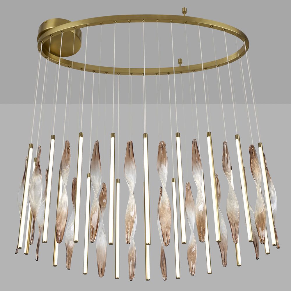 Светильник 96 см, 118W, 3500K, Odeon Light 5468/118L, латунь