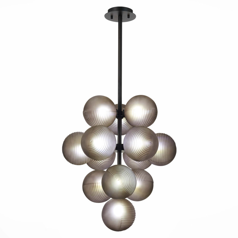 Люстра подвесная 50*96 см, 13 G9 5W, 4000K, Черный, St Luce Todo SL1184.403.13