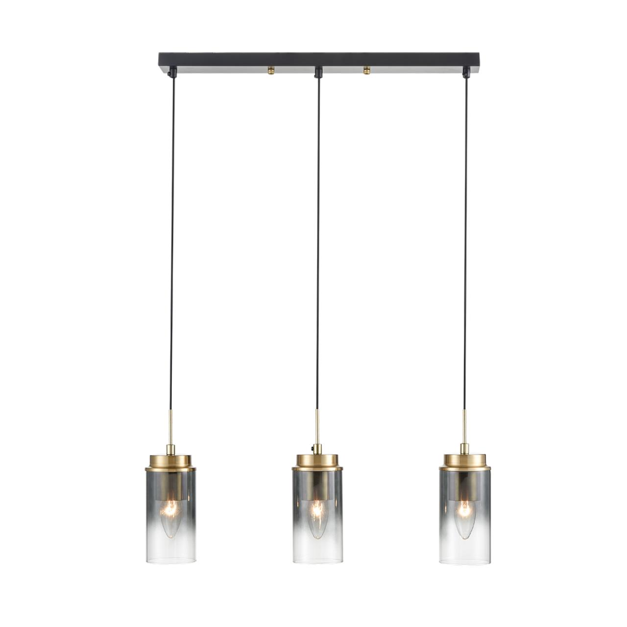 Подвесной светильник 8*54*80 см, 3*E14 Lumion ISHA 8101/3A черный, бронза