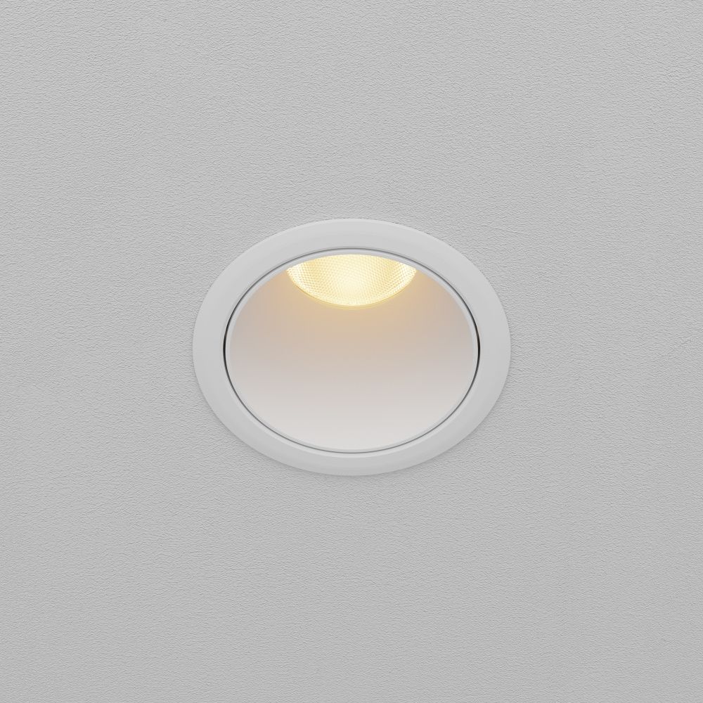 Встраиваемый светильник  DL116-10W-2.7K-W **-9,7 см, *LED*10W, K, Maytoni technical Dip DL116-10W-2.7K-W, Белый