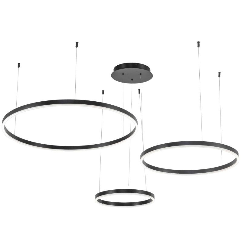 Светильник 80 см, 110W, 3000-6500K Stilfort Planetary 4005/02/03P+CB, черный