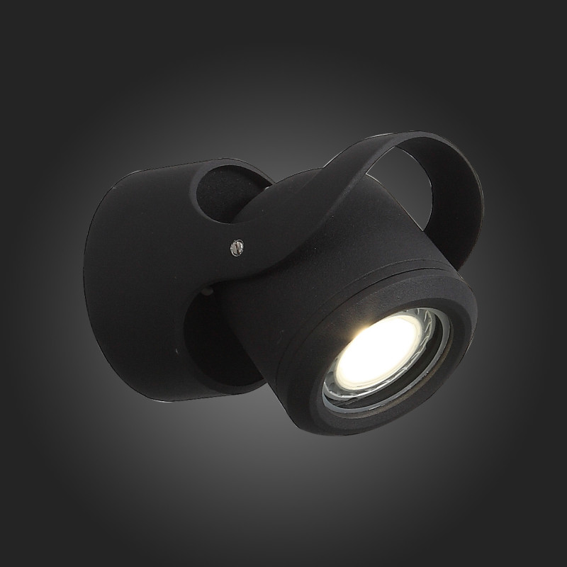 Светильник уличный настенный 9 см, ST LUCE ROUND SL093.401.01 Черный
