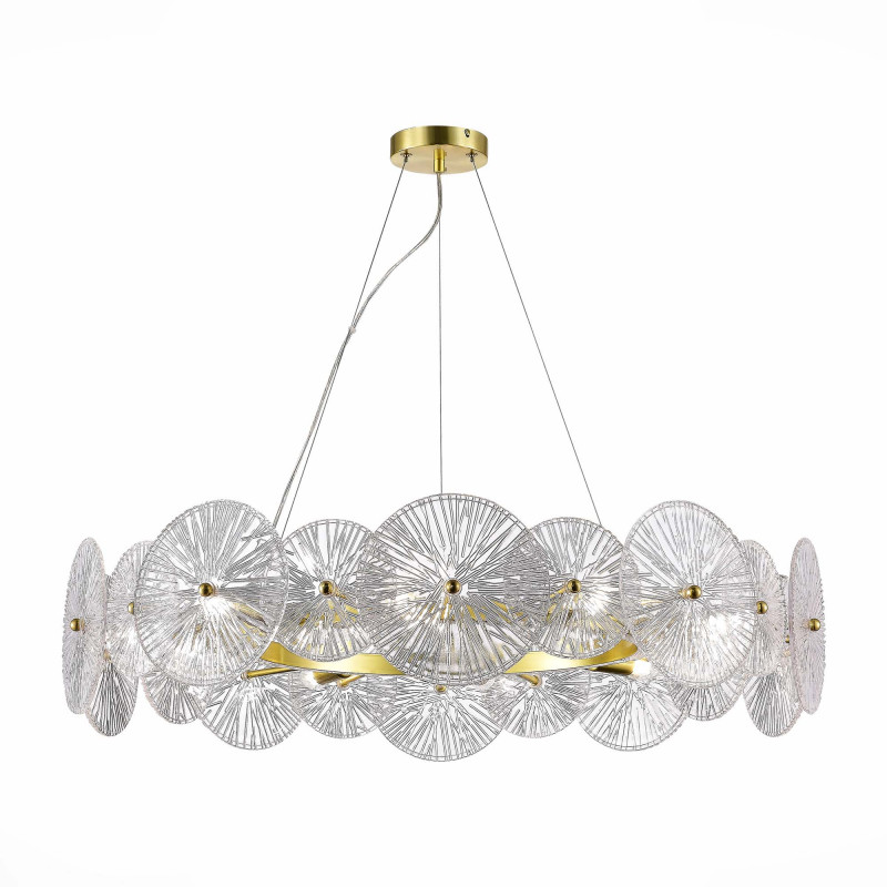 Люстра 80 см ST LUCE FLERO SL1657.203.10 Золотистый