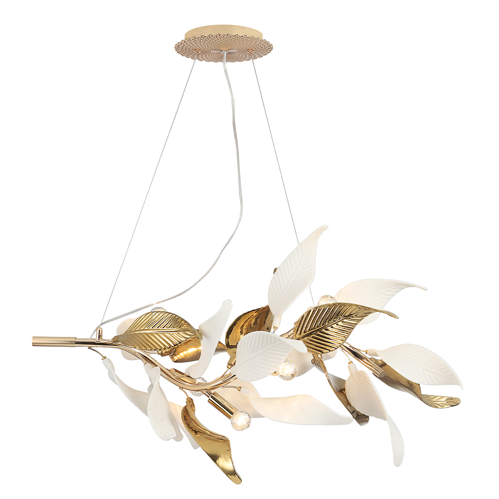 Светильник подвесной 40*81*40 см, 4*E14*40W Золото Crystal Lux STEFANIA SP6
