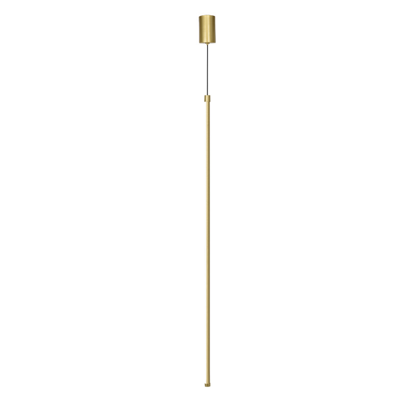 Подвесной светильник 1,6*1,6*190 см, LED, 19W, 4000К, Indigo LINEA V000130L золотой, 14024/C/1P Brass