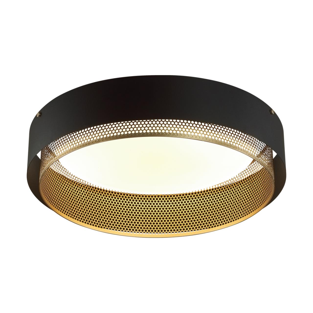Потолочный светильник *61*15 см, LED 1*80W, 3000-6000 К, Sonex Antey 7692/80L, белый/черный/шампань