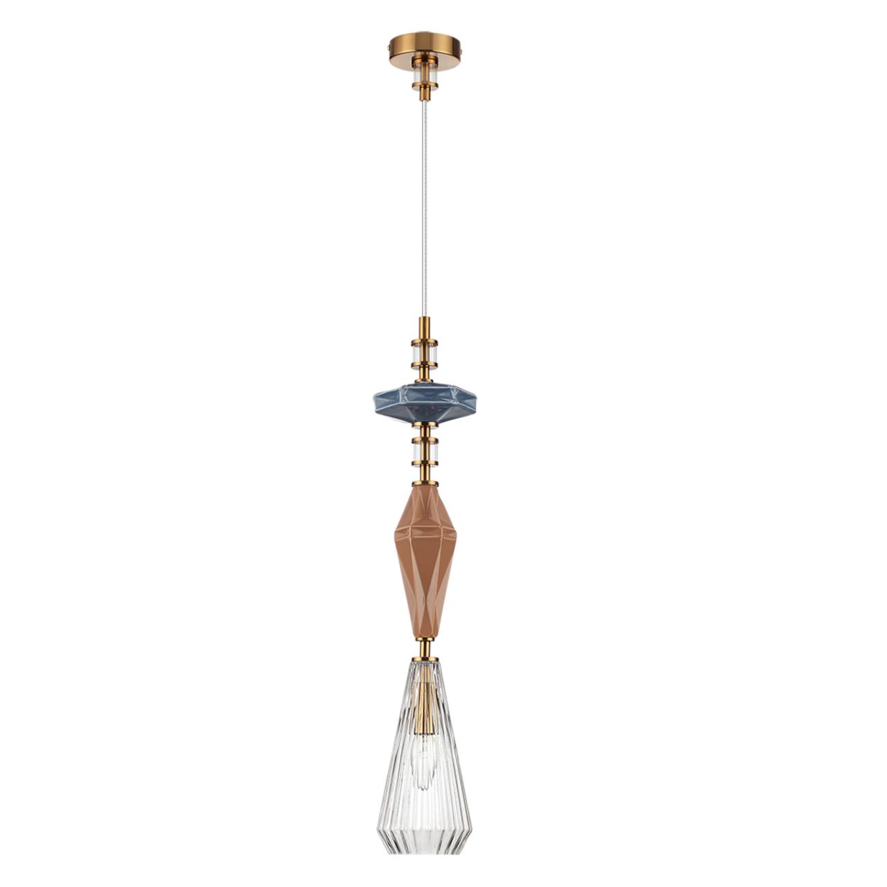 Подвес 1*E14*1*40W Odeon Light Terra 5414/1B, античная бронза
