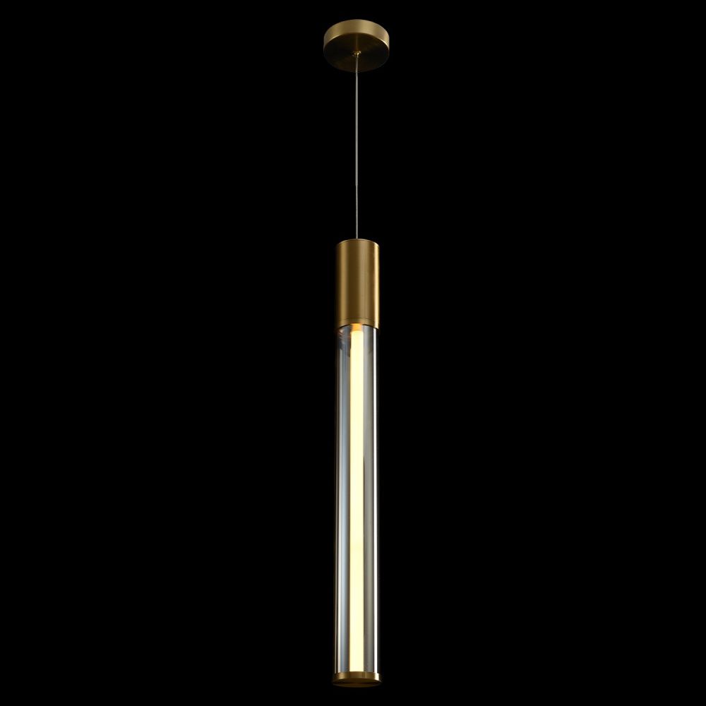 Светильник 6 см, 11W, 3000K, Crystal Lux LINEUP SP11W LED BRASS, латунь