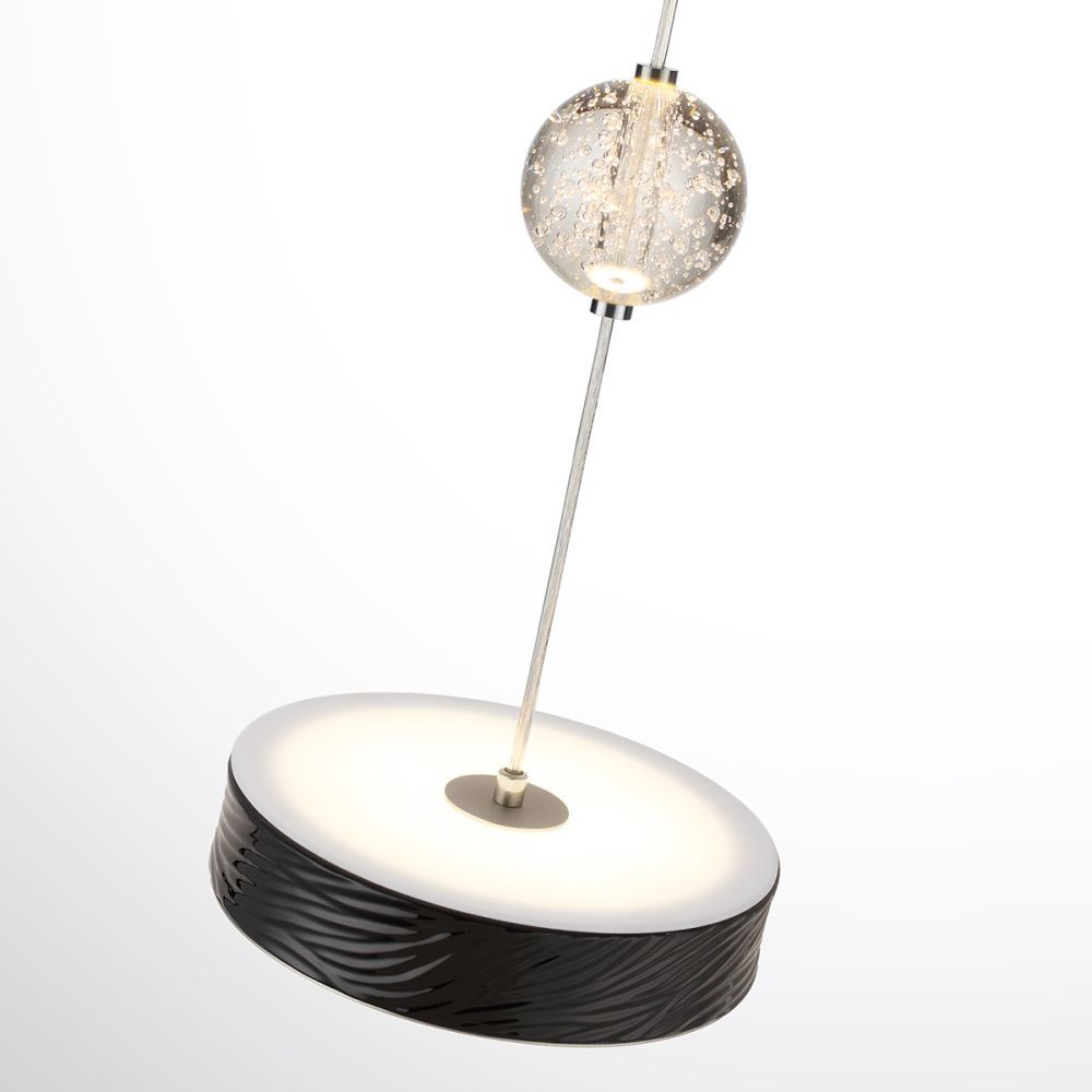 Светильник 22 см, 32W, 2000-4000K, Odeon Light 5451/32LB, никель