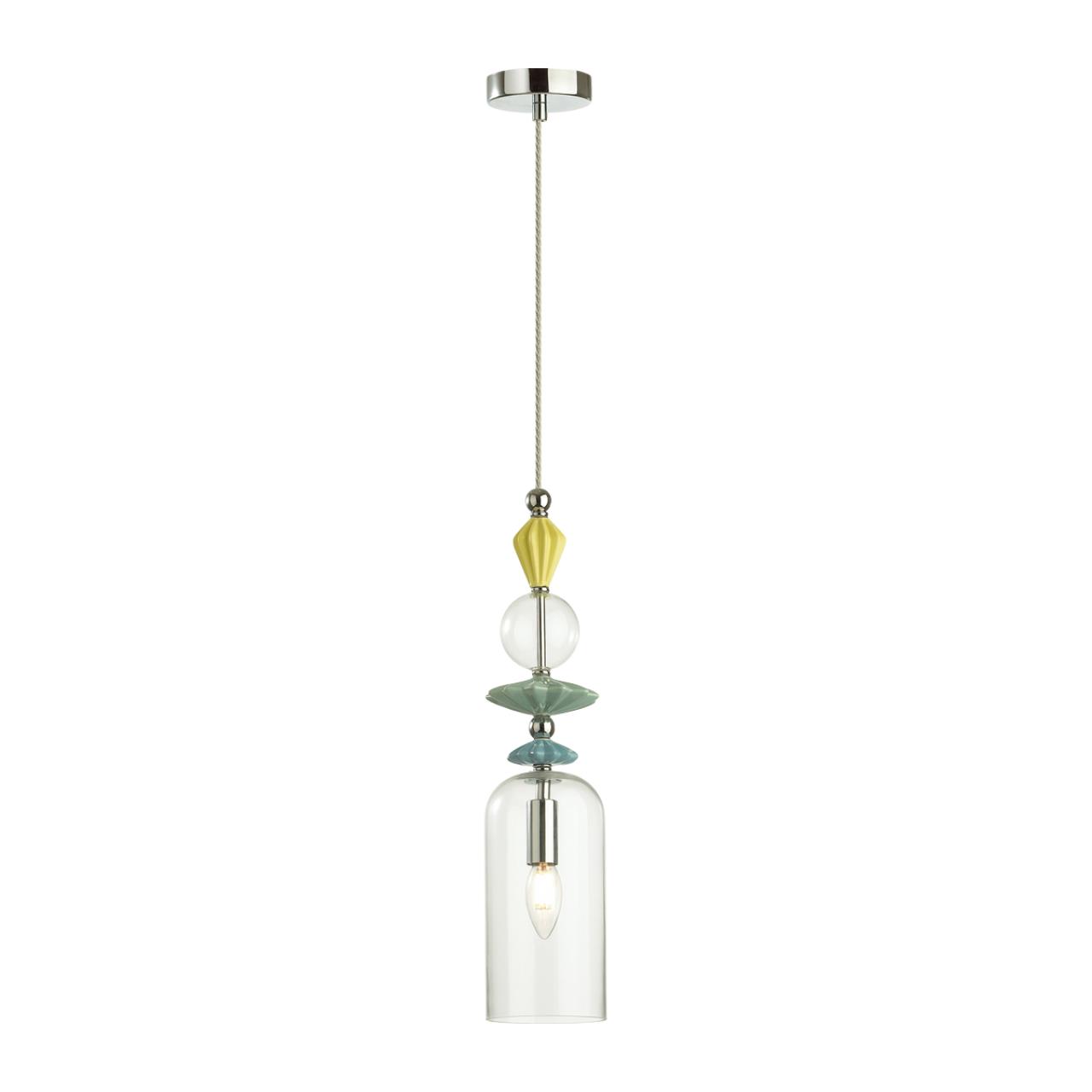 Подвесной светильник диаметр 11 см Odeon Light Bizet 4893/1 Хром