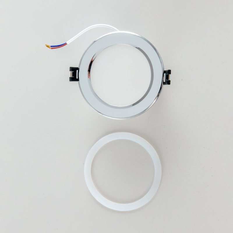 Светильник встроенный 11*4,2 см, LED*7 W, 3000-5500-4000 К, Хром Citilux Акви CLD008111V