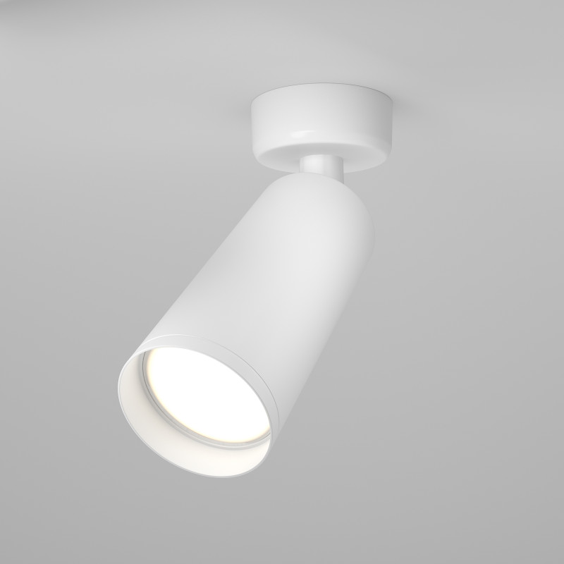 Светильник 6,5*6,5 см, GU10 50W, Maytoni Focus C017CW-01W, белый