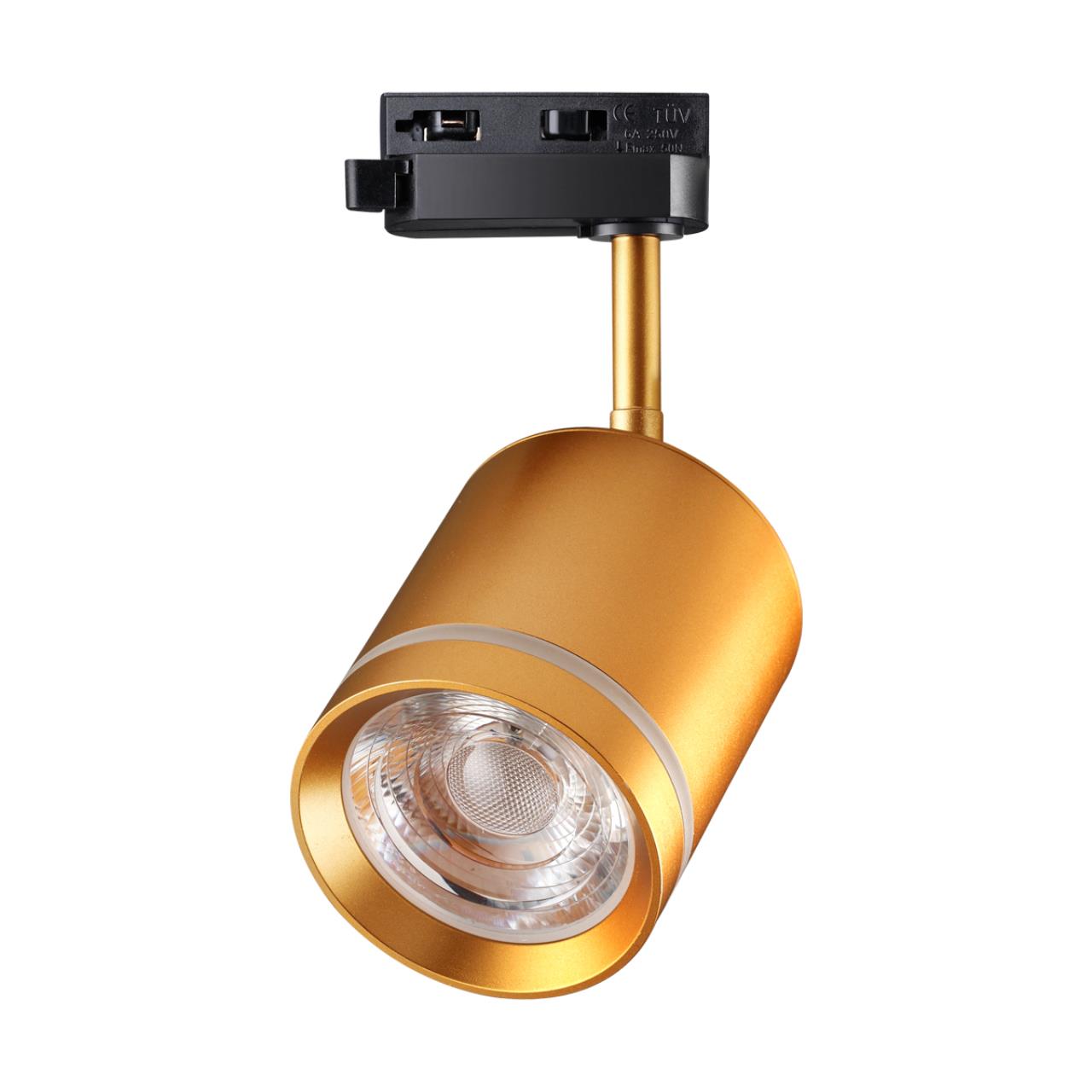 Светильник светодиодный 22 см, 15W, 4000K, NovoTech PORT ARUM 358804, золото