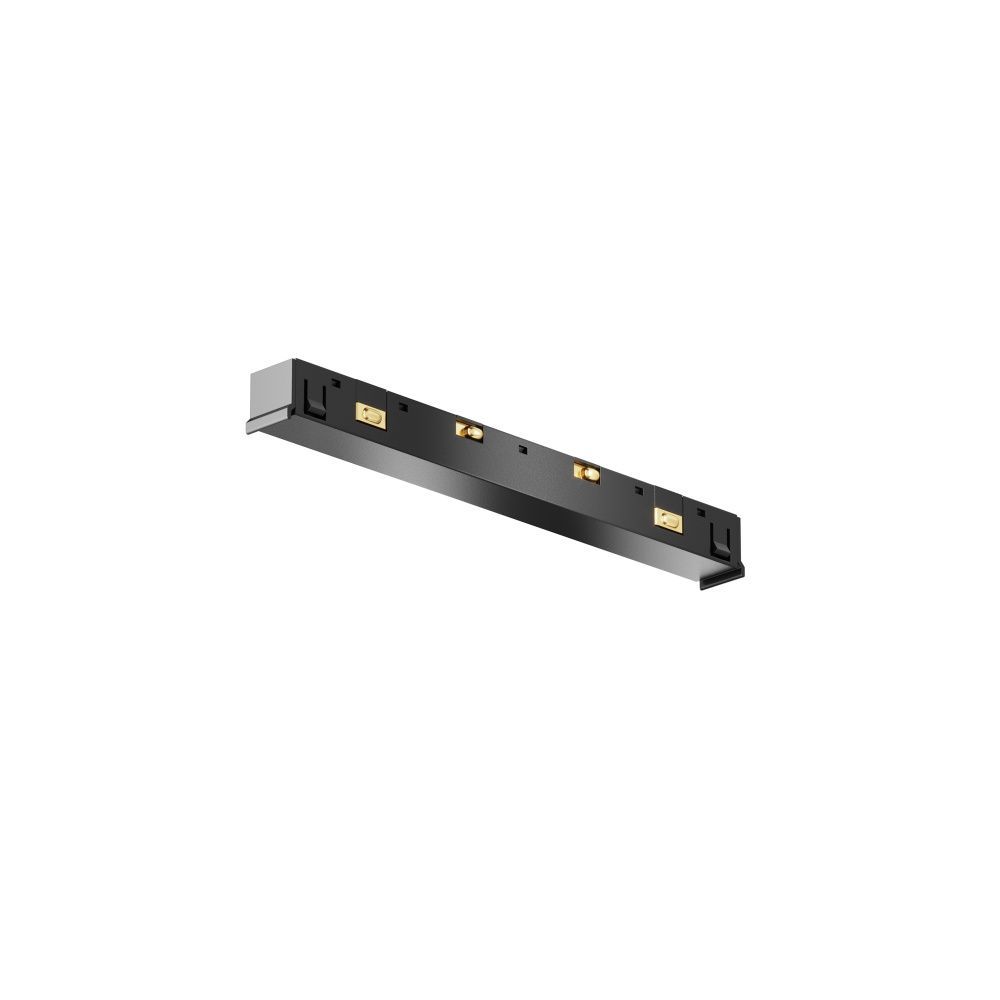 Коннектор питания прямой Exility X, черный 12*1*1 см, Maytoni Technical  TRA239PC-42B, Черный