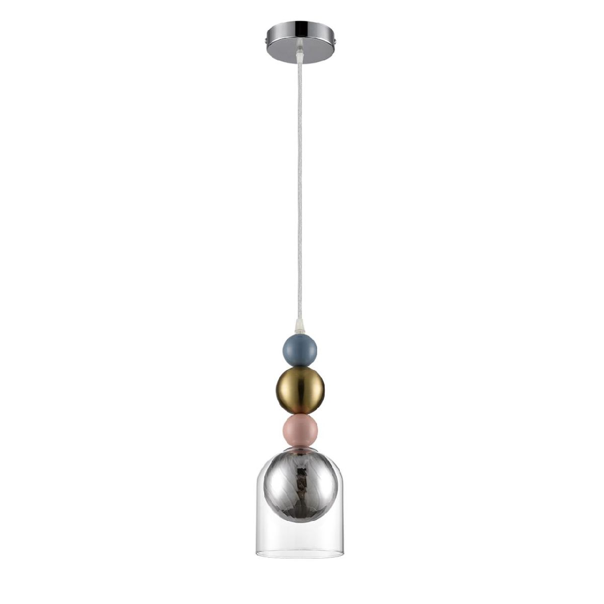 Подвесной светильник 12 см, Lumion Gallo 8066/1A, разноцветный