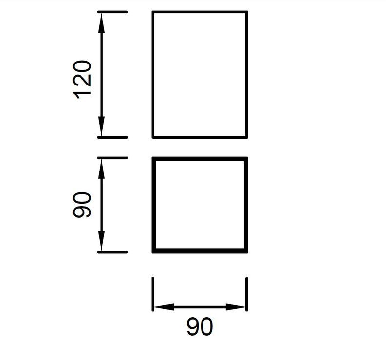 Светильник 9*9*12 см, Kailua 5633 Mantra, белый