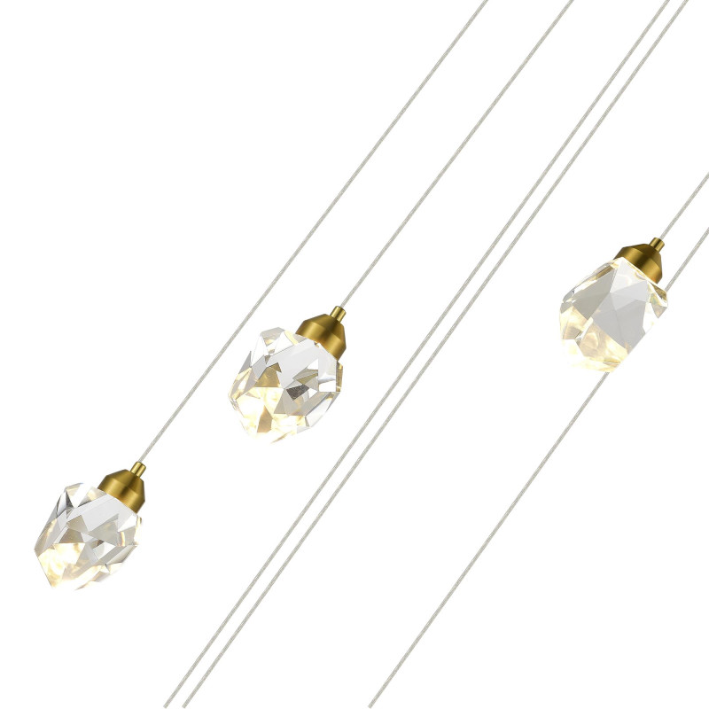 Светильник 39 см, 18W, 3000K, ST Luce Cascato SL6114.203.06, золото