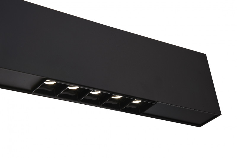 Подвесной светильник 11*120*120 см, 4*LED / GU10 черный Vele Luce Chela VL10142P24