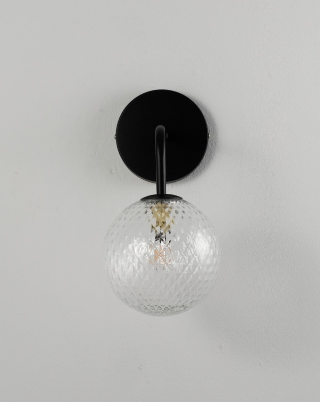 Бра 15*27 см, G9 3 W, Moderli Covey V2055-W Черный