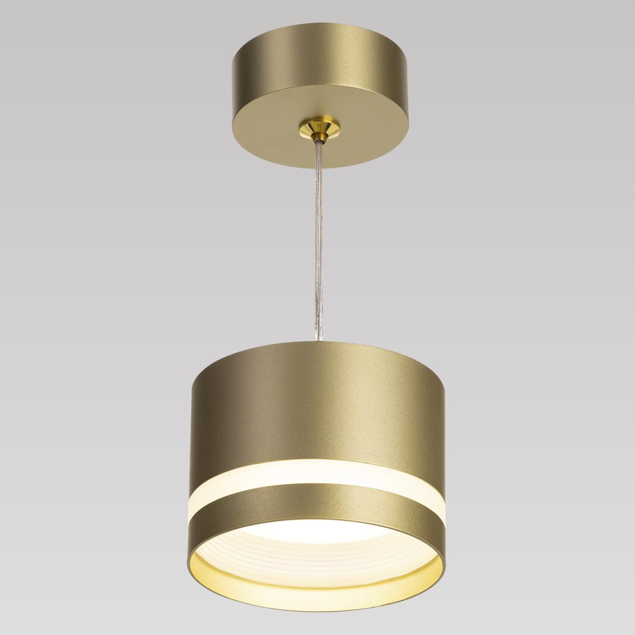 Светильник подвесной 8*10/105 см, GX53 Citilux Hardy CL002P12 золото