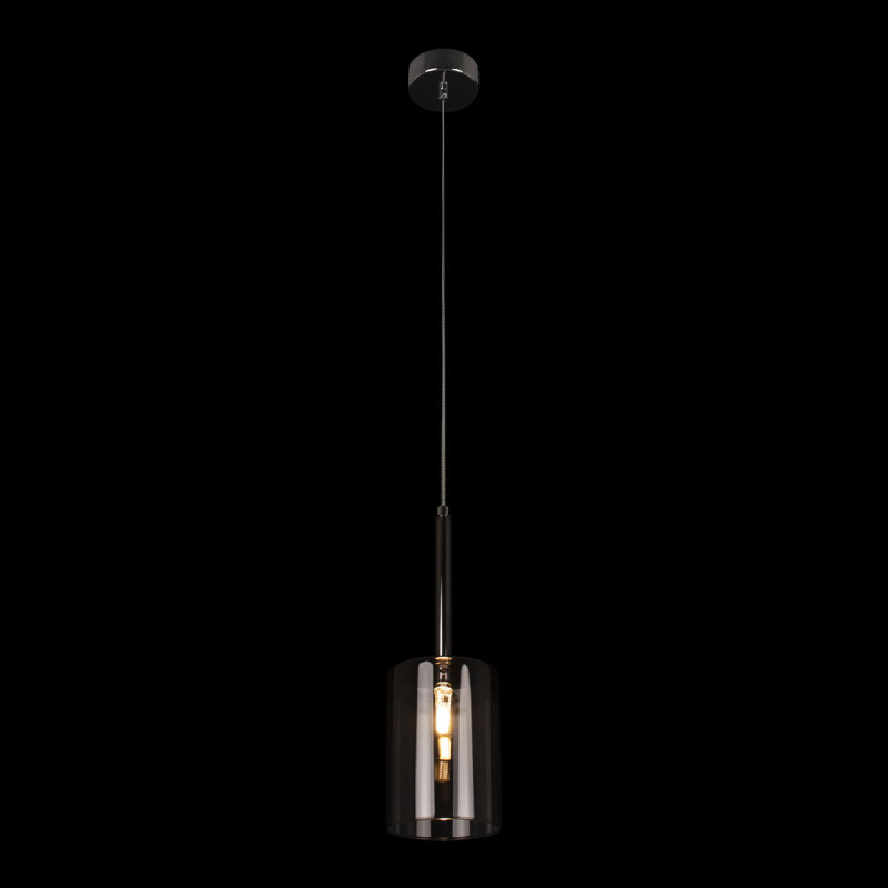 Подвесной светильник 10 см, 1*G4*5W хром Loft It Spillray 10232/C Smoke