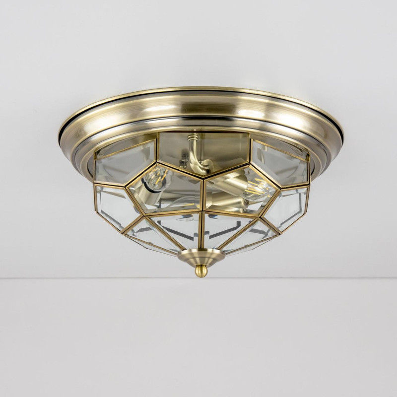 Потолочный светильник Citilux Витра-1 CL442530 бронза, диаметр 40 см