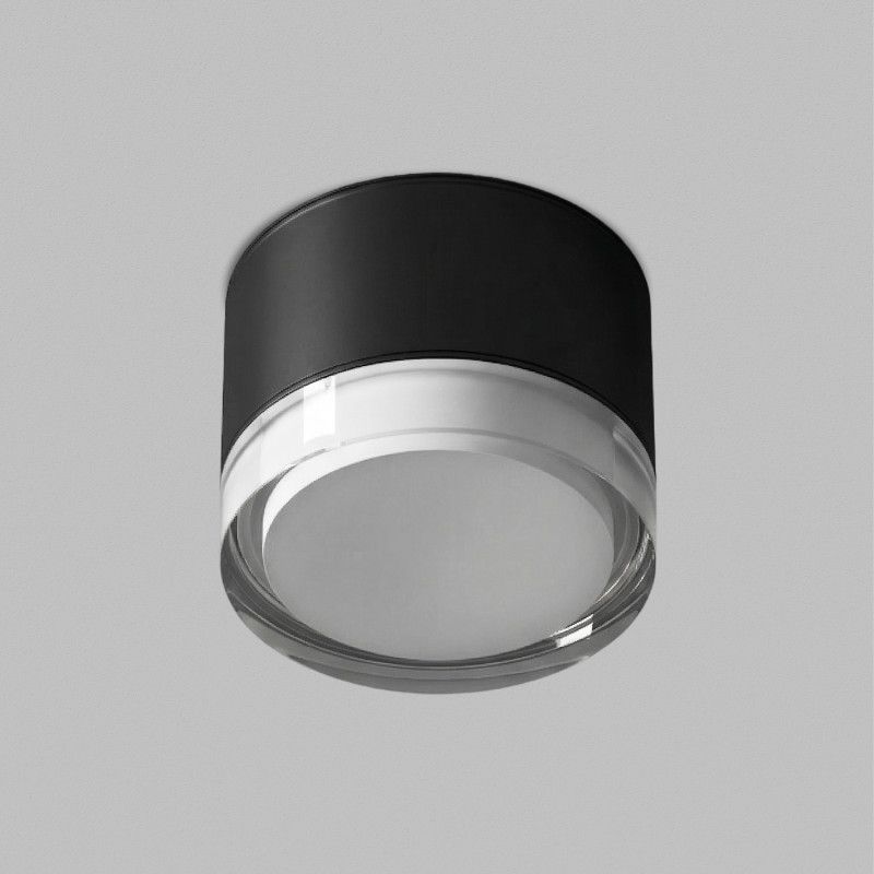 Влагозащищенный светильник *8,3*6,5 см, 1*GX53*15W, Denkirs Aqua DK-DH2610-BK, черный