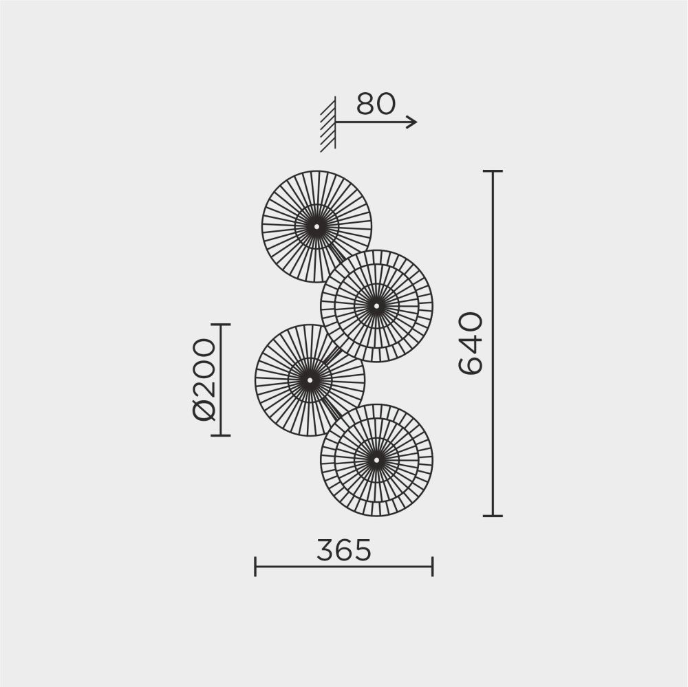 Настенный светильник MODESTYLE MS.1500.04