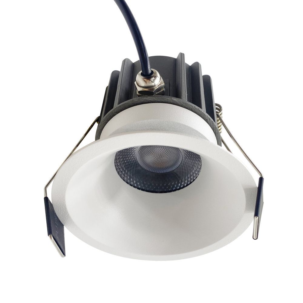 Светильник встраиваемый 6,5*6,4 см, вр 5,5 см, *LED*8W, 2700 / 4000 / 5000K, Mantra Rombok MAN8764, белый