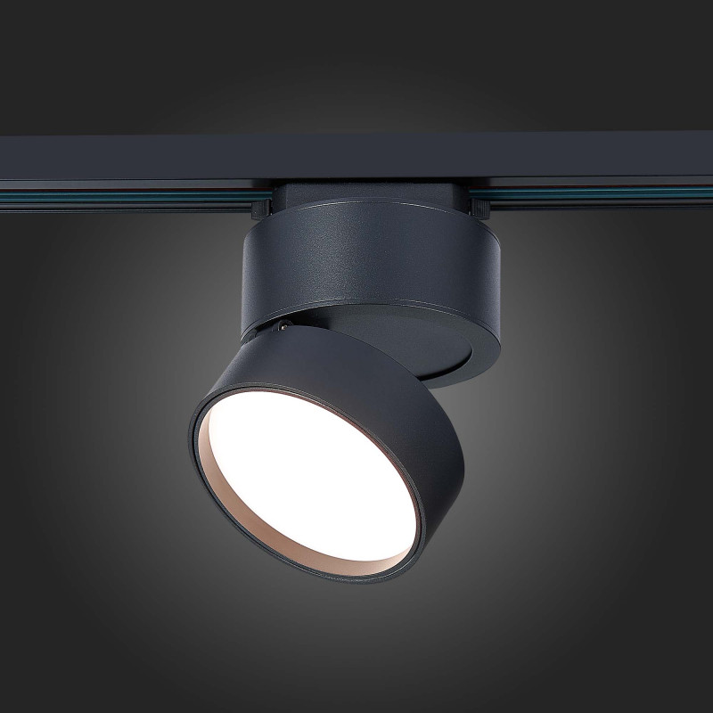 Трековый светильник 10 см, 14W, 3000K ST LUCE ST651.436.14 Черный