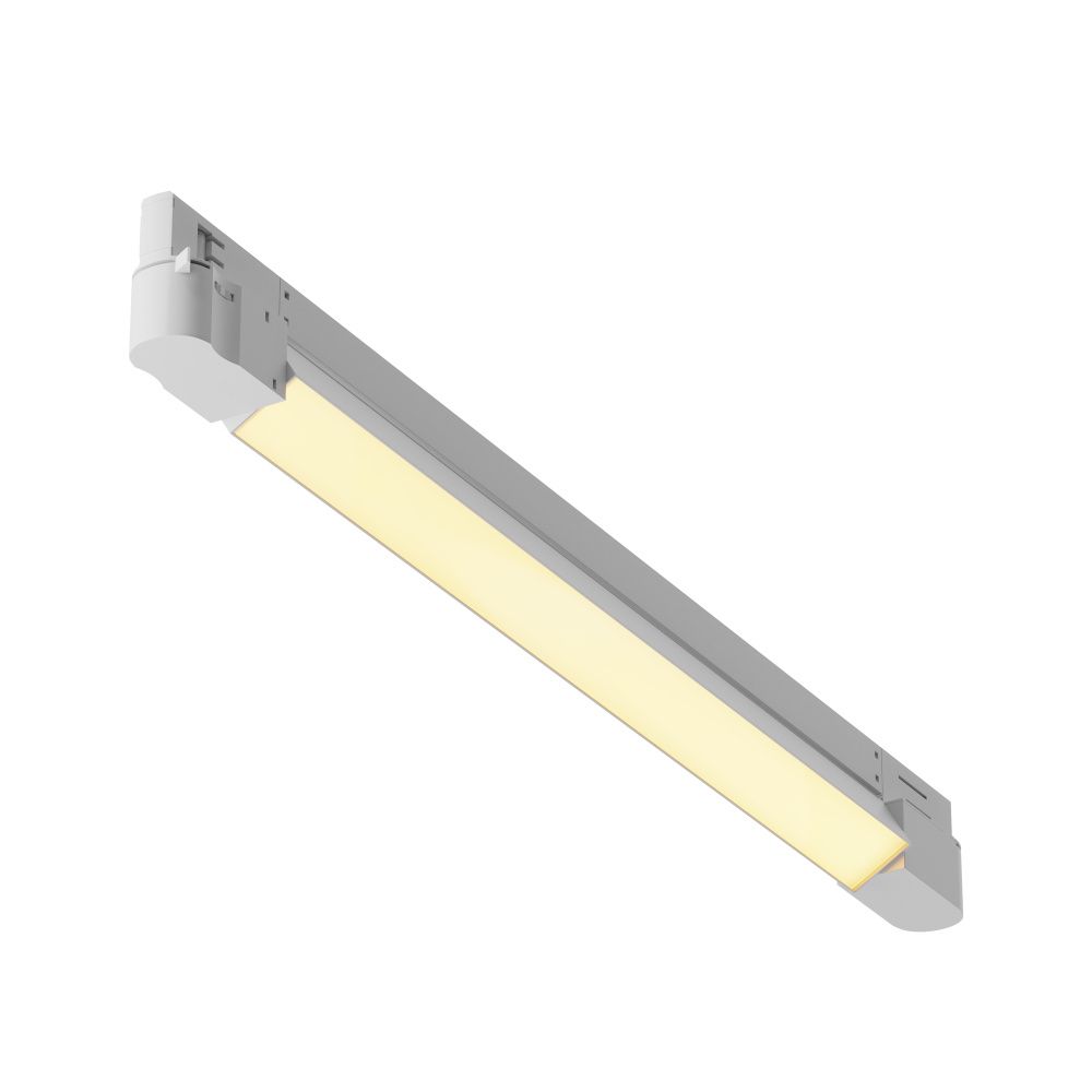 Трековый светильник 61*3,5*-6 см, *LED*20W, 2700K, Maytoni Technical Basis TR196-3-20W2.7K-W(N), Белый