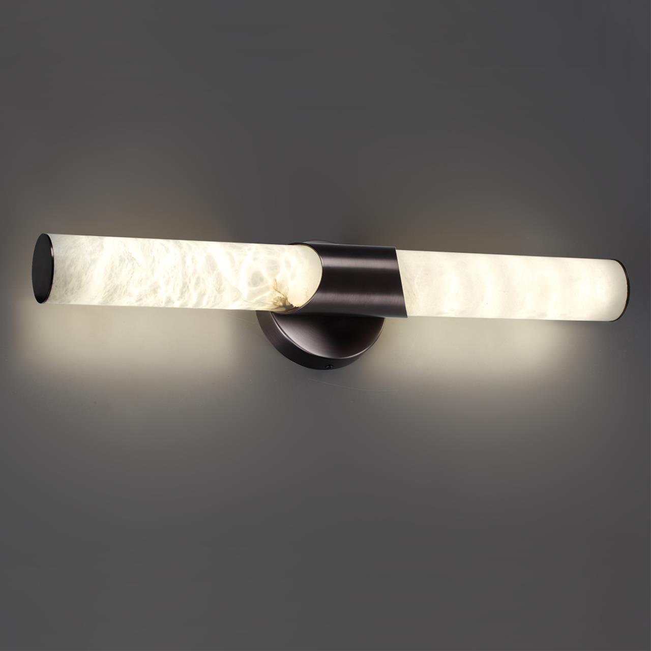 Бра 12*6*57,2 см, 1 LED*12W, 3000 К, Odeon Light Marbella, темная латунь 6673/12WL