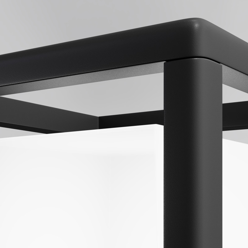 Садово-парковый светильник 17*17*21 см, 1*E27, 15W, Maytoni Trim O455FL-01GF1 серый