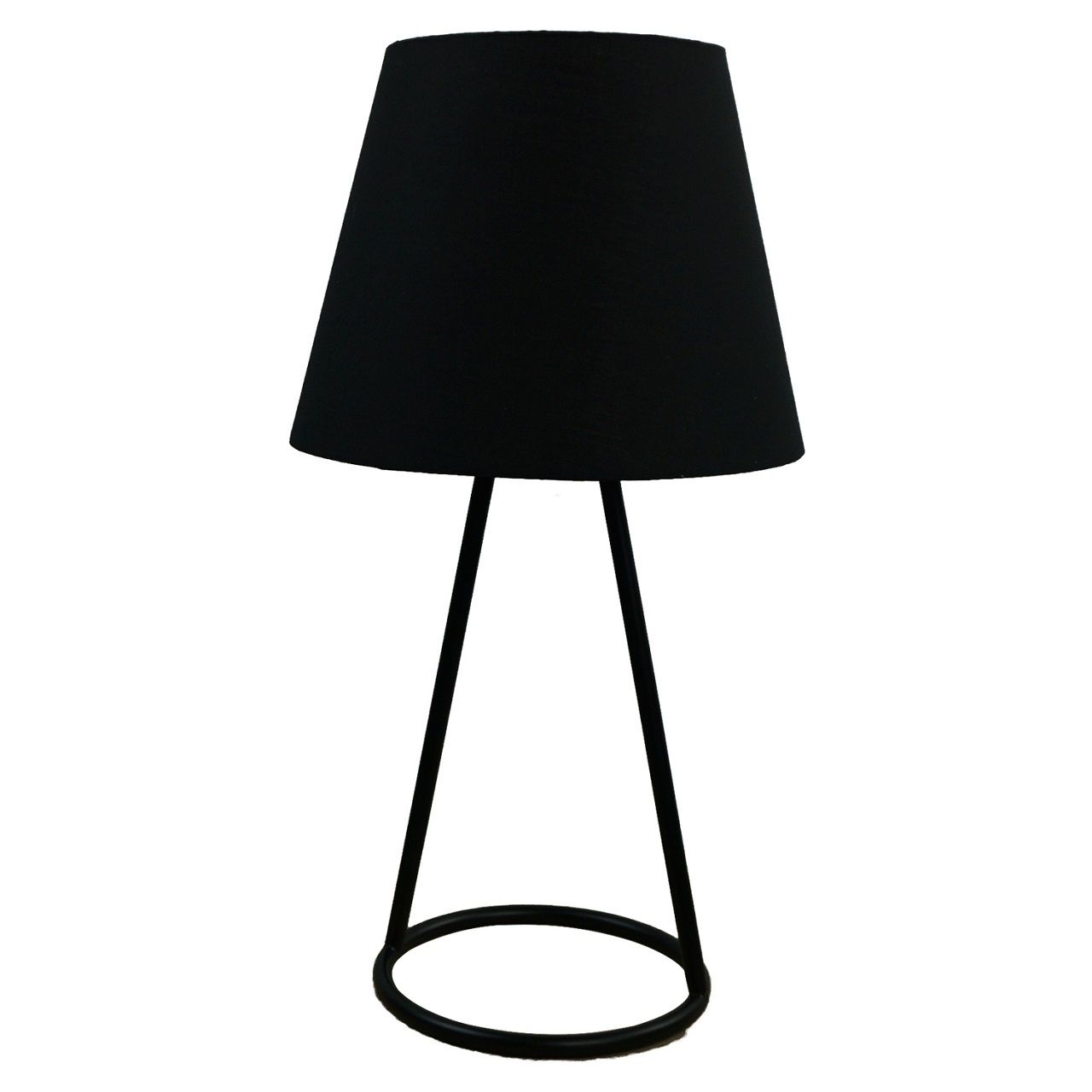 Настольная лампа Lussole Lgo LSP-9904, Е27, диаметр 28 см, цвет чёрный.