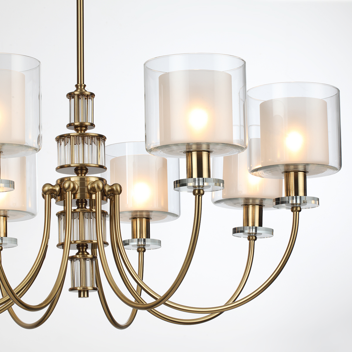 Люстра 69 см, 6*E14*40W Odeon Light Saga 5088/6, античная бронза