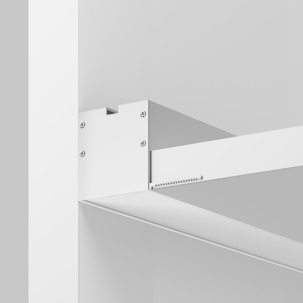 Комплект заглушек (для профиля 59×59) 2 шт., ALM-5959-EC 642058, *4*4 см, Maytoni Led Strip 642058, Серебро