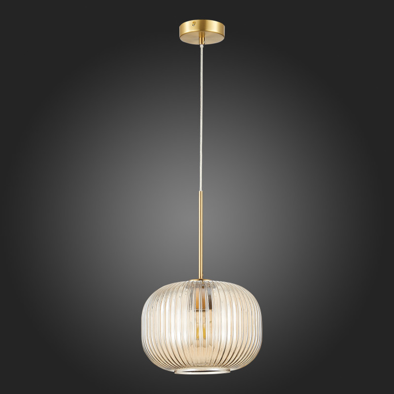 Подвес 25 см, 60W, ST LUCE GRAN SL1154.313.01 Латунь