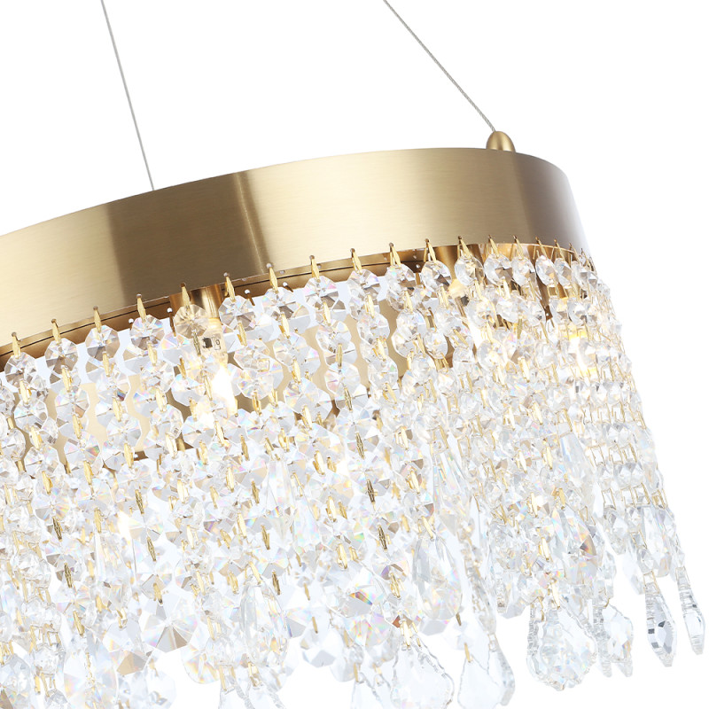 Светильник 40 см, Crystal Lux AQUA SP9, латунь