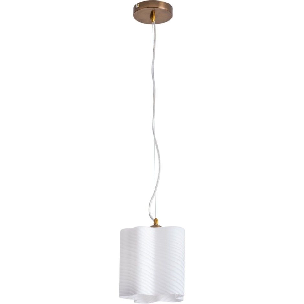 Подвесной светильник Arte Lamp Serenata A3459SP-1AB бронза, диаметр 20 см