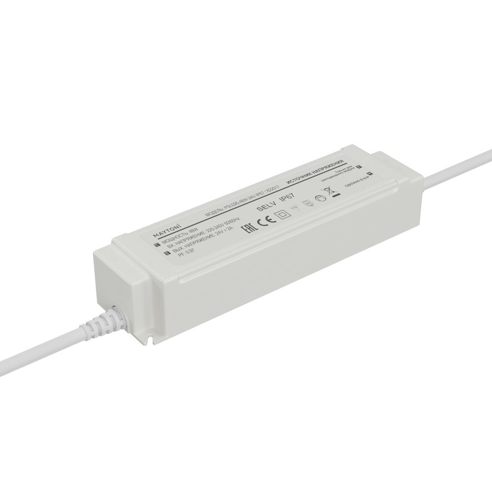 Источник напряжения PSL026 24V 48Vт IP67 822017 Maytoni Led Strip